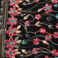 Hot Sale Cheap Woven Floral Embroidery 100%Rayon Fabric